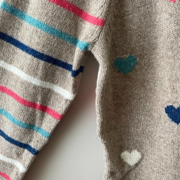 Telluride | Multicolour Heart Merino Wool Sweater - Picture 7 of 10